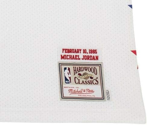 Michael Jordan autografou 1985 Mitchell & Ness All -Star Jersey Stats Bulls Uda - camisas da NBA