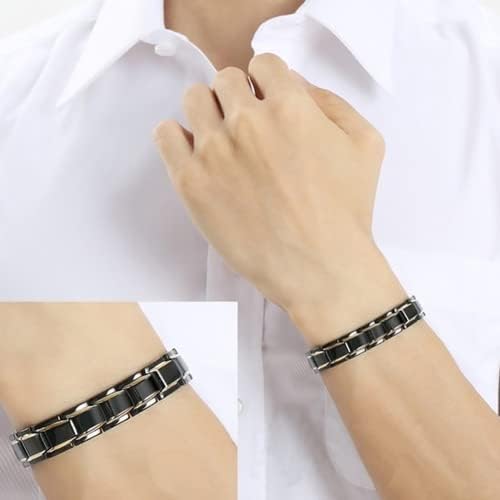 Bracelets magnéticos de Vicmag para homens Bracelet Jewelry Gift com ferramenta de ajuste terapia
