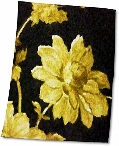 3drose florene abstrato floral - beijo de sol - toalhas