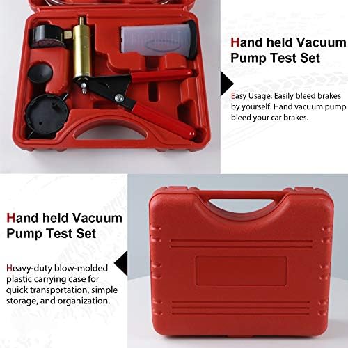 Youxmoto 2 em 1 kit de sangramento do freio Hand Hand Hand Car Set Pump Bomba Bomba Conjunto de