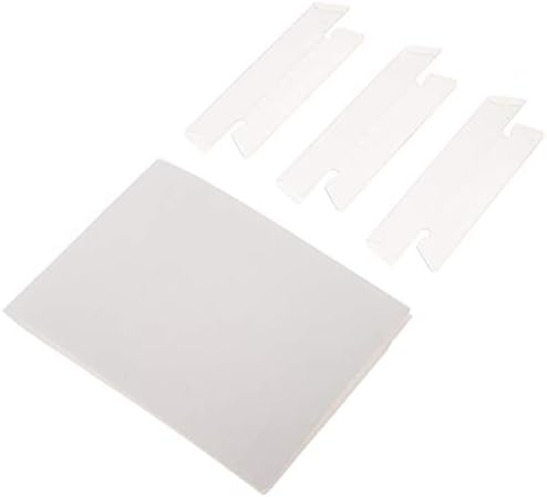 S.P. Richards Company Plastic Tabs com inserções, 1/3 corte, 3-1/2 polegadas de largura, 25 por