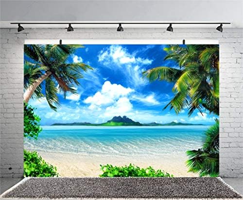 Summer Beach Photography Casais Ocean Tropical Booth Wedding Party Decoration Background Studio Props Vinyl