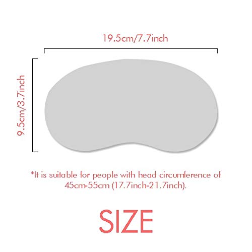 Morse Código Agradeça a Linha Dot-Line Sleep Eye Shield Soft Night Blindfold Shade Cover