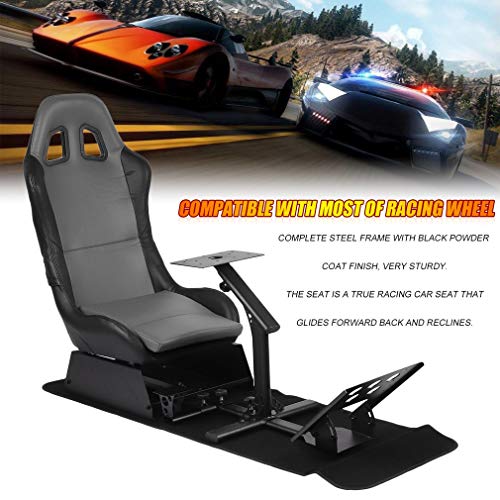 Racing Simulator Seat for PS4, suporte do volante de jogo, Racing Sating Gaming Cadeira Simulator Cockpit