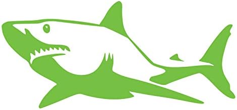 Great White Shark Vinil Decalador Adesivo Carra da janela do carro Corte de pára-choque de 5,5 polegadas de qualidade