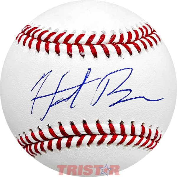 Hunter Brown assinou autografado ML Baseball Tristar