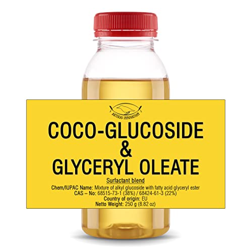 Oleato de coco -glucósido e gliceral - 250 g | 8.82 Oz - A intensificador de camada lipídica e agente