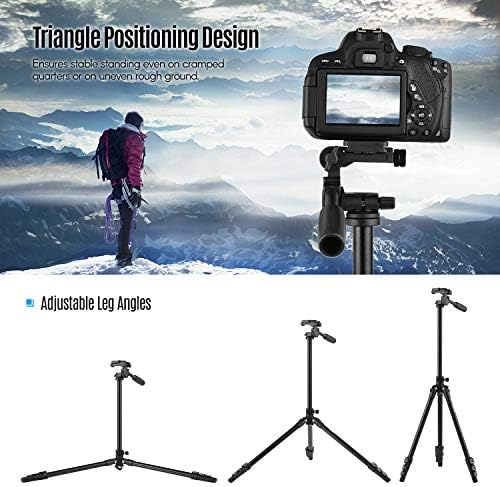160HA Professional Video Tripod Horizontal Mount Tripé de câmera pesada com pan de 3 vias e cabeça