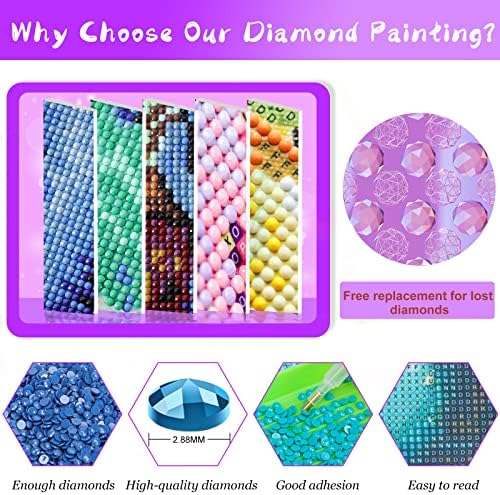 Wolf DIY 5D Diamond Pintura de strass redonda completa pinturas