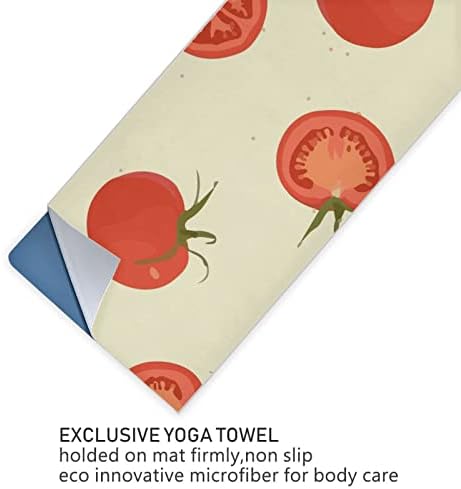 Aunstern Yoga Blanket Tomate-Fruit-amante de ioga Toalha de ioga Toalha