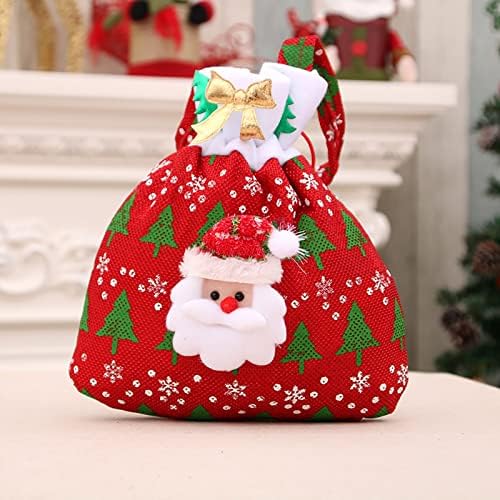 Bolsas de bonecas de Natal sacolas bolsas de doce festivo Bolsas de tração Presentes do Papai Noel
