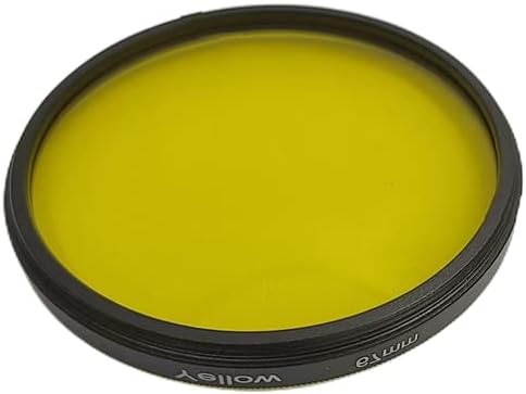 Filtro amarelo 67 mm especialmente para casas impermeáveis ​​à prova d'água com interface de rosca de lente