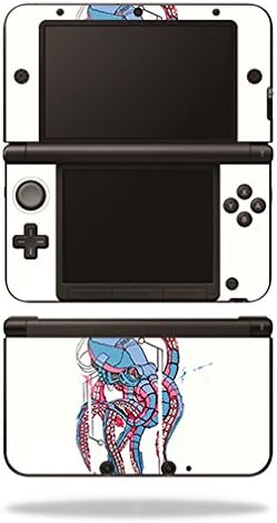 MightySkins Skin Compatível com Nintendo 3DS XL - Robo Squid | Tampa protetora, durável e exclusiva do encomendamento