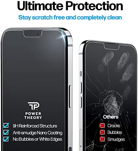 Teoria de potência Protetor de tela de privacidade para iPhone 14, iPhone 13, iPhone 13 Protected Anti -Spy