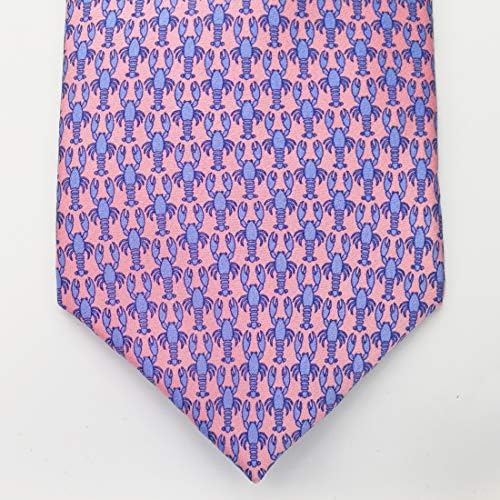 Rajaces de seda para homens de gravatas feitas à mão com padrões impressos de animais+caixa