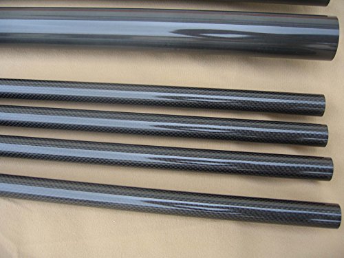 US Whabest 1pcs Tubo de fibra de carbono 3k de alto brilho 19 mm OD x 17mm ID x 1000 mm de comprimento/tubulação/tubo/eixo