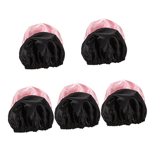 Chapéus femininos femininos de mulher 10 PCs Bomas elásticas respiráveis ​​Capas de cetim cetim confortável