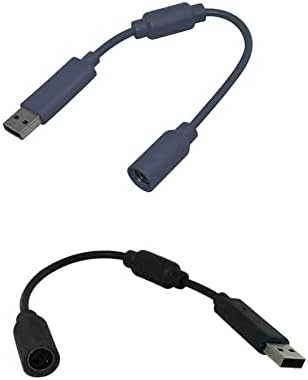 1pc Adaptador de cabo de cabo Breakaway USB para controlador com fio Xbox 360 PC