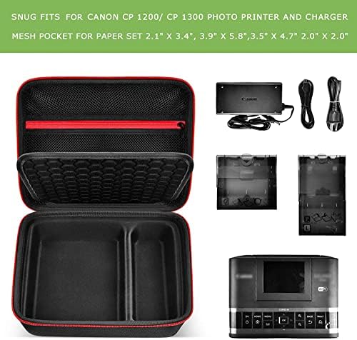 Caso para Canon Selphy CP1300/ CP1200/ CP1500 PRÉTRIMA POPACIONAL COMPATIONENTE DE FEIRA + CASA DE DIXITE FLASH USB