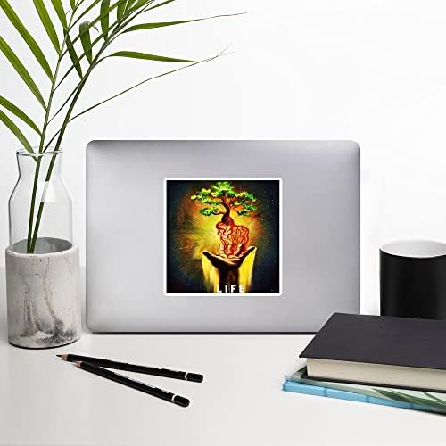 Adesivos da Árvore da Vida, Arte de Fantasia Nature / Artista Colecionável Vinil Adesivo para Laptop, Botthe