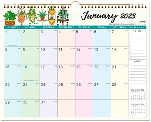 Calendário 2023-2024 - Calendário de parede 2023-2024, janeiro de 2023 - junho de 2024, 14,7 × 11,6,