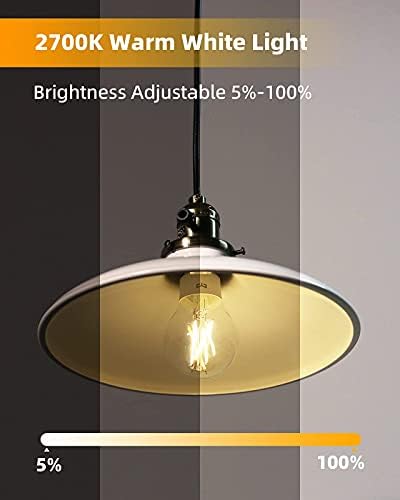 Lâmpadas inteligentes de Yeelight, lâmpada smart led edison