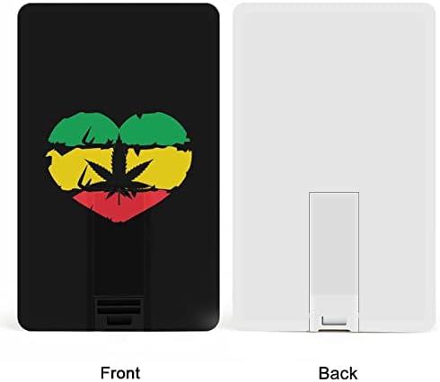 Love Reggae Weed USB 2.0 Flash-Drives Memory Stick Credit Cart Formulário