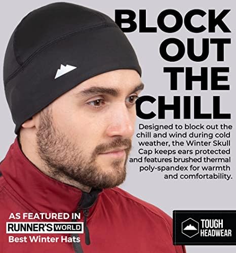 Limista de capacete de caveira Running Running Beanie - Winter térmico sob o capacete de ciclismo Chapeira - Ultimate