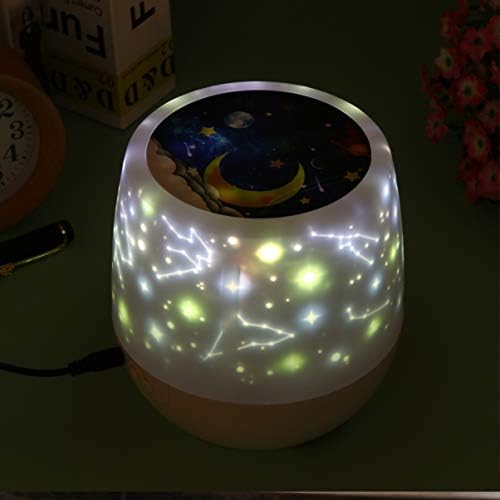 PretyZoom Kid Starry Night Light Led Led Universo Night Light Projector Desktop Lâmpada Lumin