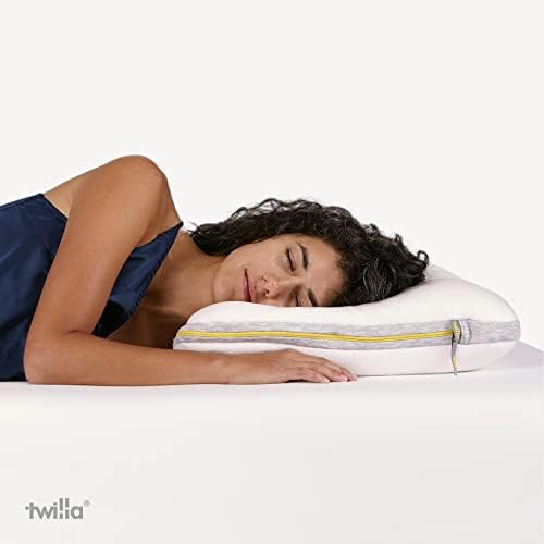 Pillow de pagem twilla | Totalmente ajustável para todos os tipos de corpo | Ideal para as costas, laterais