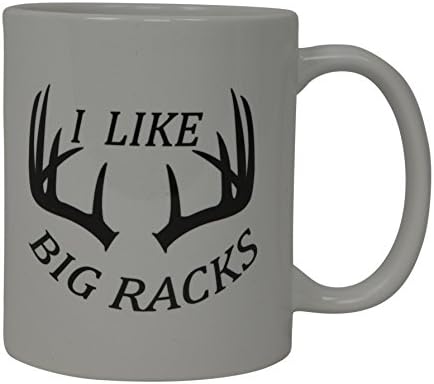 Caça de café engraçado tático do rio Rogue eu gosto de grandes prateleiras Buck Hunter Novelty Cup Gift