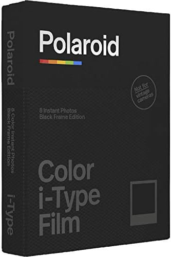 Color Impossível/Polaroid Color Instant Film Black Frame Edition para Câmera Polaroid I-Type OneStep2-2-Pack