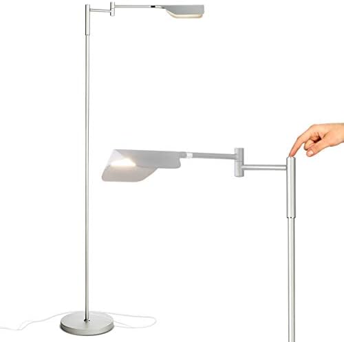 Lâmpada de piso LEAF Brightech, farmácia, lâmpada de piso para salas e escritórios, lâmpada de pé ajustável