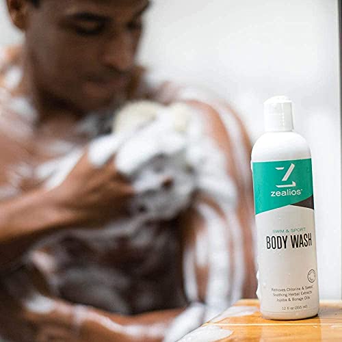 Zealios Skin Hydration Body Wash e Betwixt Athletic Anti-Cream Creme Lubrificante de Pele Orgânico,