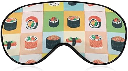 Sashimi Sushi Sushi Sleep Máscara de olho macio sombra engraçada sombra ocular tampa dos olhos Máscara de dormir