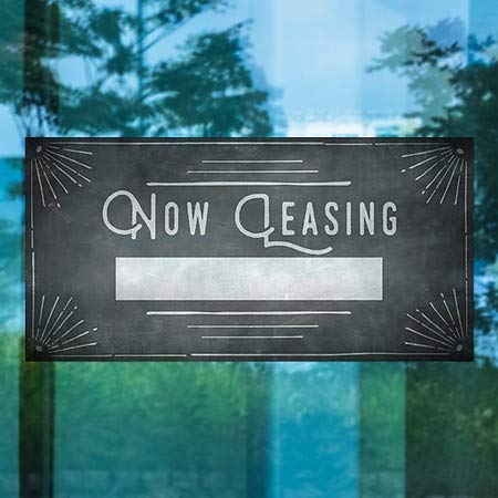 CGSignLab | Janela de agora leasing -Chalk Corner se apega | 24 x12