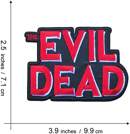 Kloriz Evil Dead Patch Horror Movie TV Ferro bordado em patches Appliques Roupas Acessórios