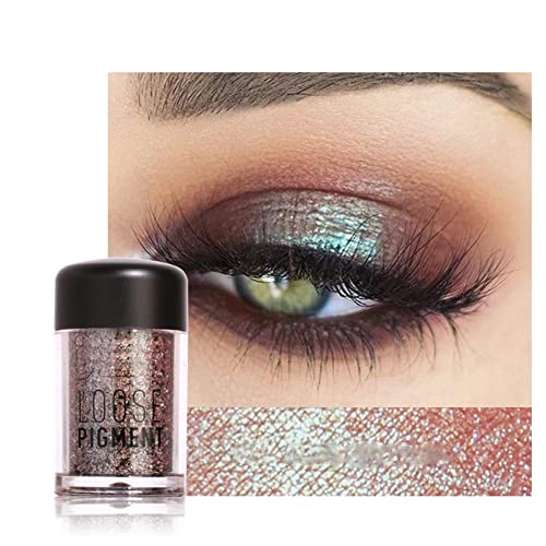 12 Cores Glitter Eyeshadow Beauty Eyes Pigmment Powder Lips Loose Makeup Cosmetics, Glitter Eye Shadow