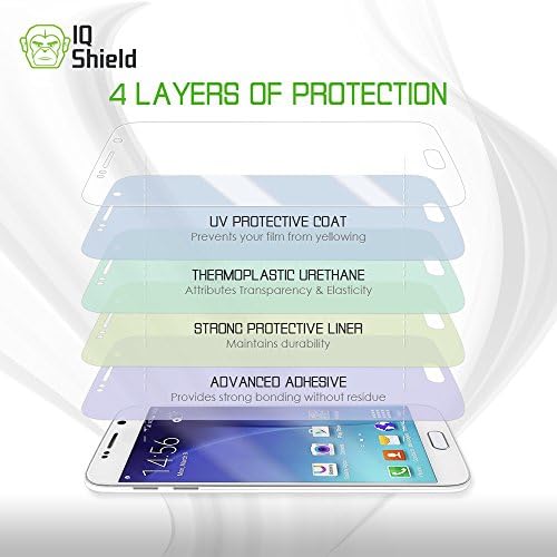 IQ Shield Skin Compation Compatível com Fitbit Inspire HR + Liquidskin Clear Screen Protector HD e Filme