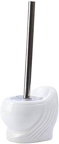 Escovas de vaso sanitário heimp e suportes pincel de vaso sanitário de base cerâmica