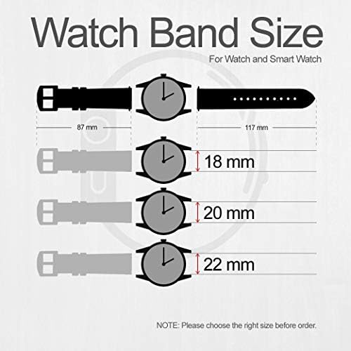 CA0131 Wild Black Horse Couro e Silicone Smart Watch Band Strap for Garmin Approach S40, Forerunner 245/245/645/645,