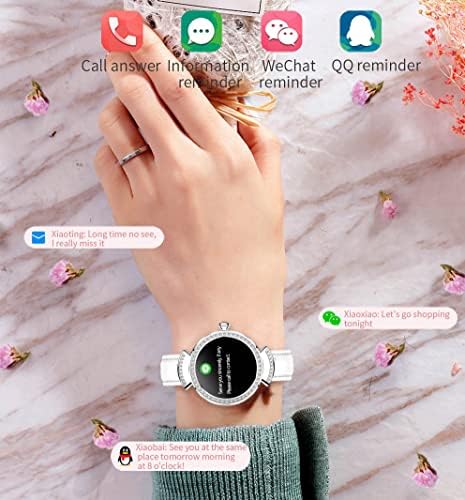Relógio inteligente, smartwatch para telefones Android/iOS, monitor de frequência cardíaca, rastreador
