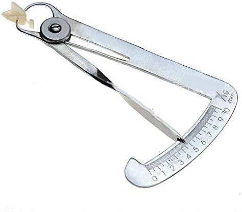 Chiloskit 0-10mm aço inoxidável dentro de pinças de medição de pinça de medição para diamantes Jewels Tools