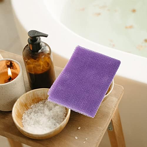 Esfoliação de lavagem esfoliante de banheira esfoliante de banho corporal 3pcs de banho traseiro