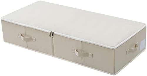 BLKDOTS sob recipiente de armazenamento de cama, caixa de organizador de armazenamento subordes
