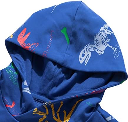 Hoodies de dinossauros para crianças tlaenson para meninos pullover de meninas moletom da criança