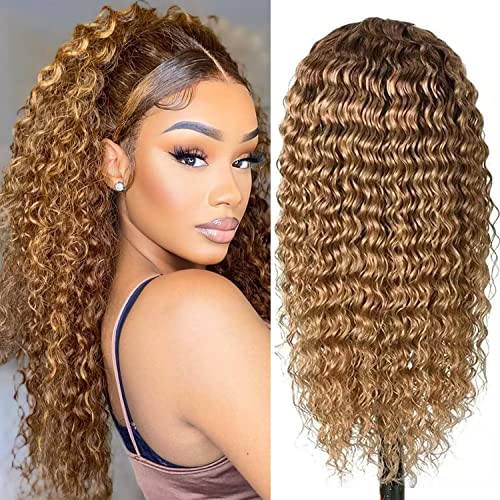 Moonbay Wave Deep 360 Lace Front Wigs Human Human HD Full Transparent Curly Lace Front Wigs para