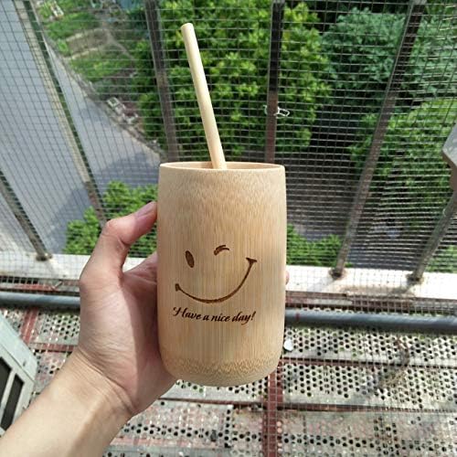 Copo de bambu - xícara de bambu vietnamita - ecológica - pode ser usada para beber água ou como presente