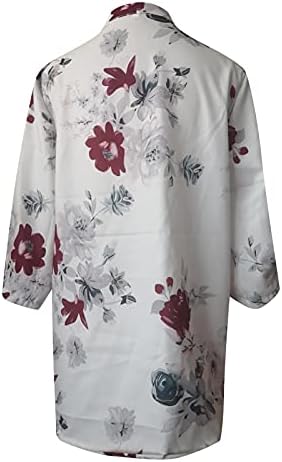 Mulheres 3/4 manga camiseta tampa de tinta blusa tee shinestone tunic tops v pesco