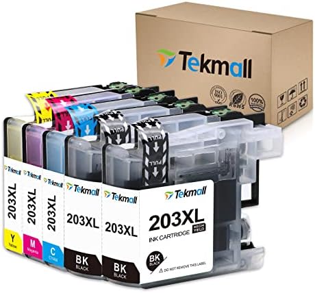 Cartuchos de tinta compatíveis com tekmall para LC203XL LC 203 LC203 LC201 LC205 PARA MFC-J485DW